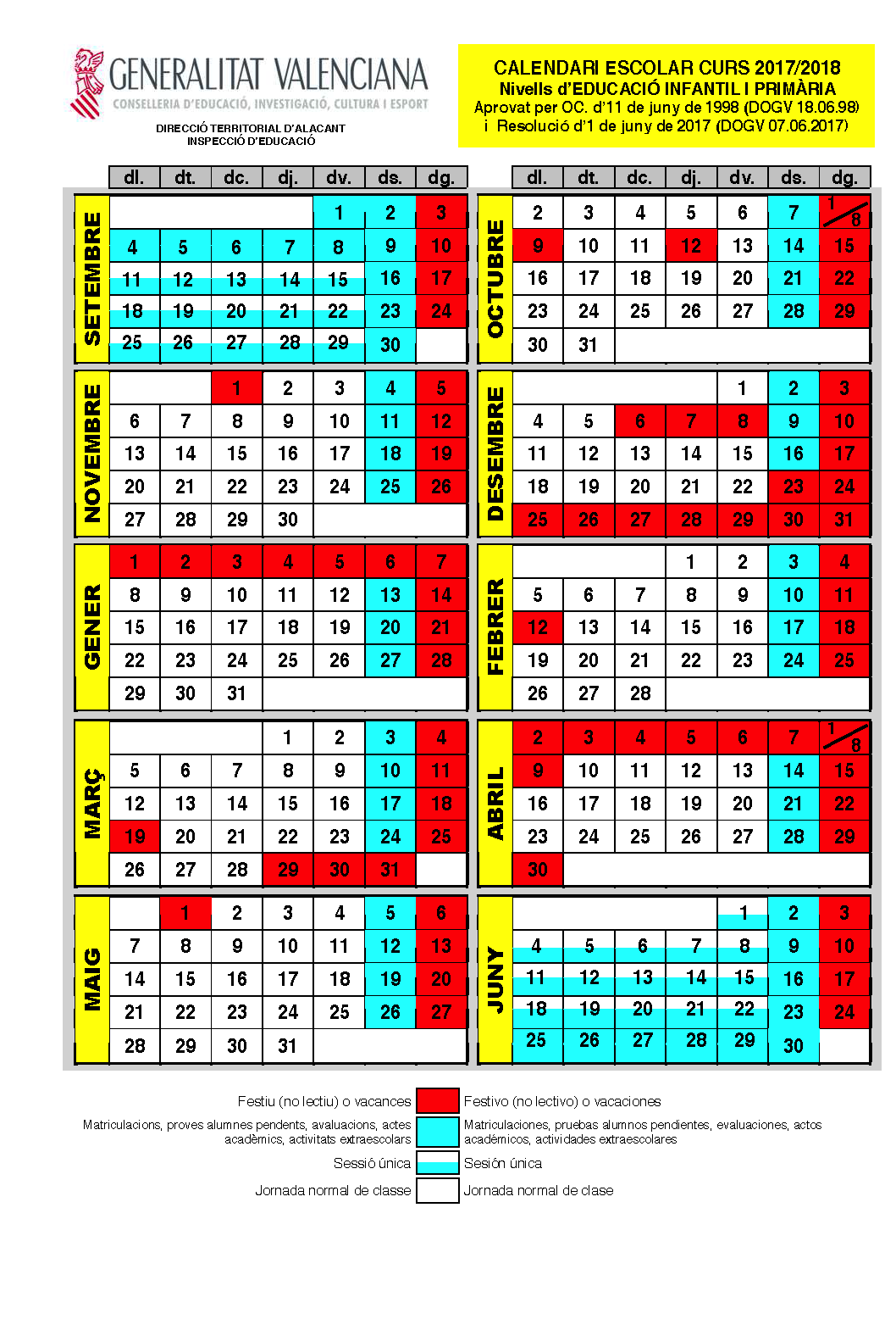 2017-2018 calendari escolar-inf-pri